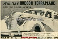1938 Hudson Terraplane Advert - Retro Car Ads - The Nostalgia Store