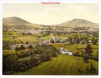 1. WALES - ABERGAVENNY  Victorian Colour Images - Holy Mountain